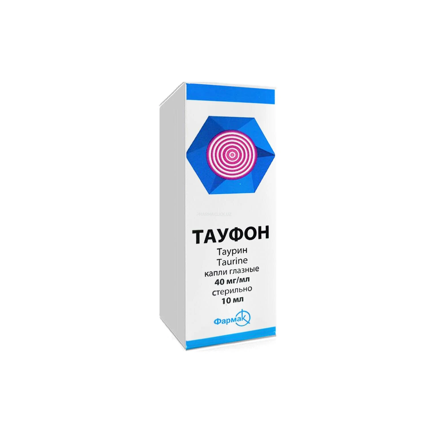 Taufon 40mg/ml ko‘z tomchilari 10ml. Farmak