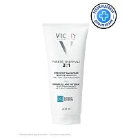 VICHY PURETE THERMALE Очищающее средство универсальное для чувствительной кожи лица и вокруг глаз, 200 мл