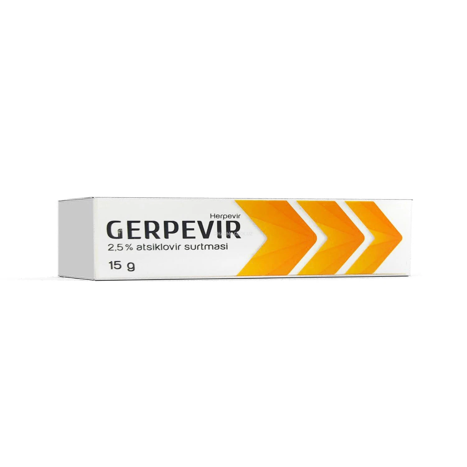 Gerpevir surtma 2,5% 15gr tuba