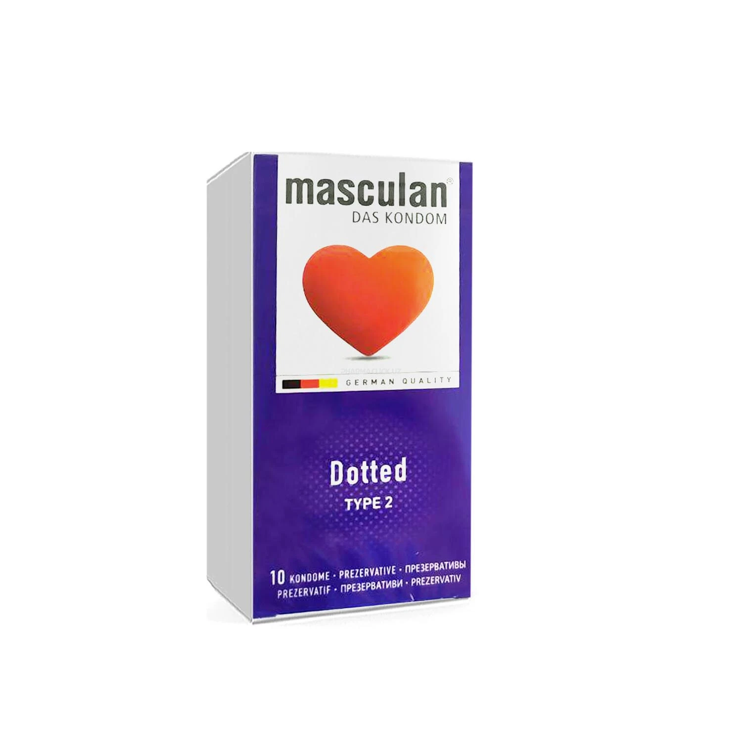 Prezervativlar Masculan №10 Sivilcalar bilan