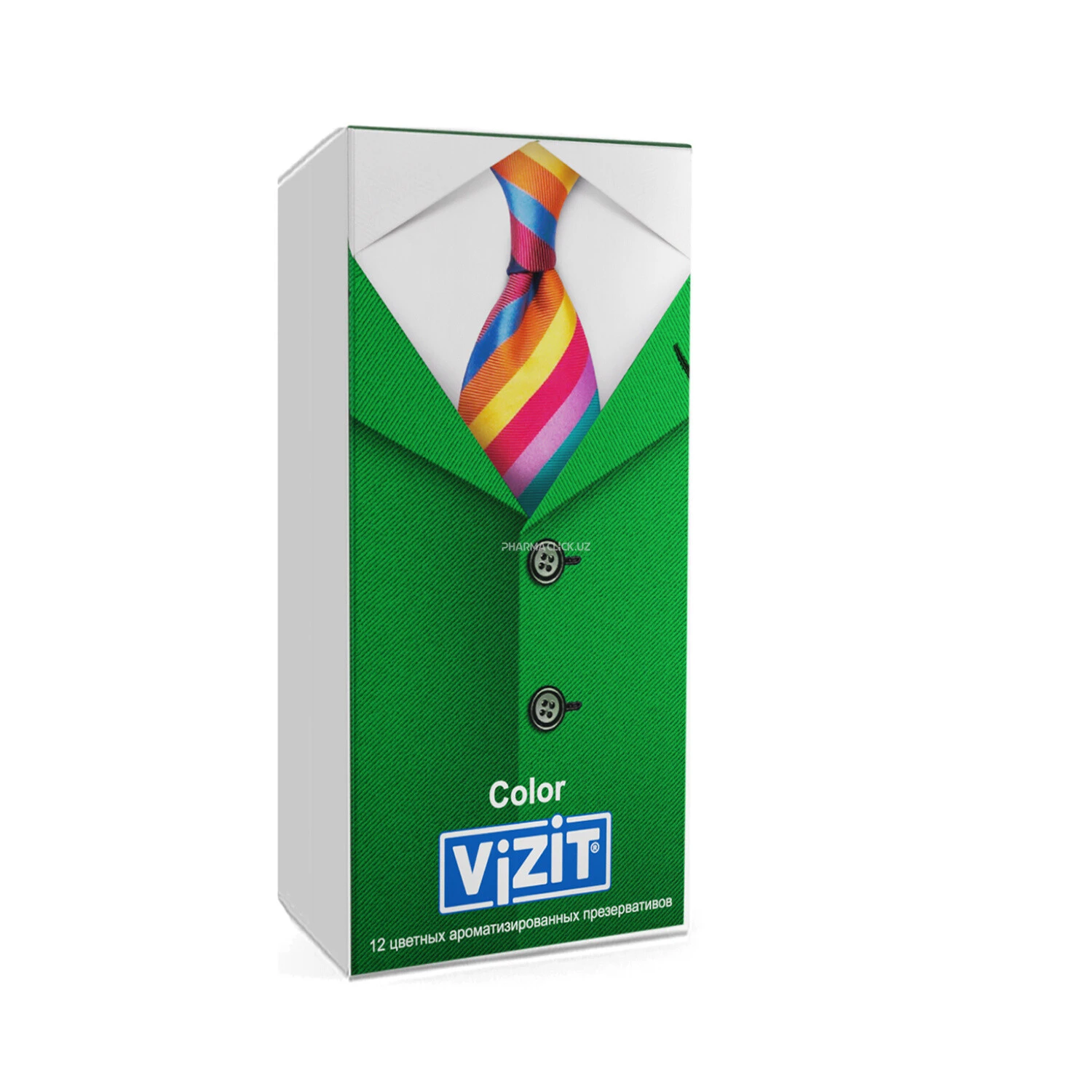 VIZIT rangli xushbo‘ylantirilgan prezervativi №12