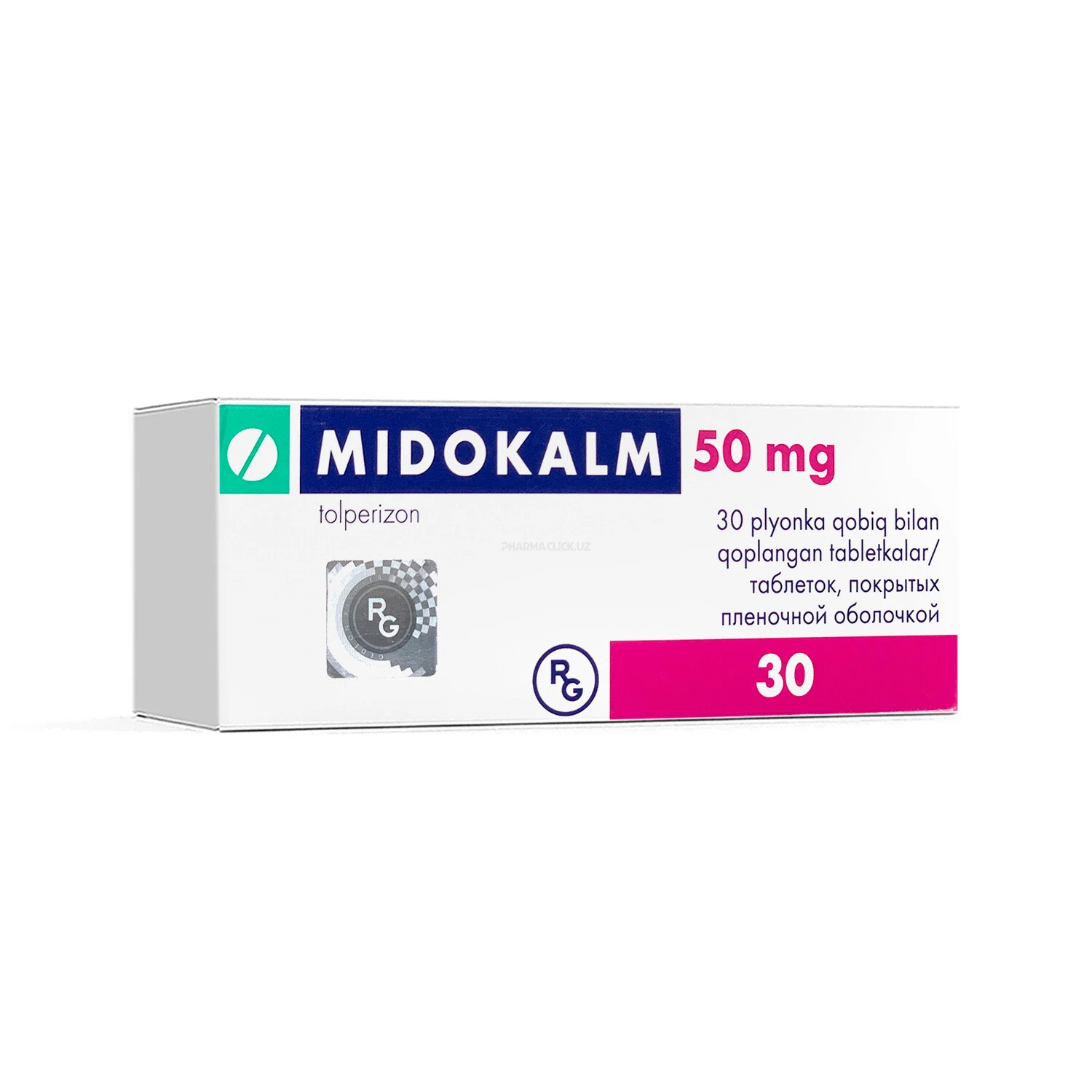 Midokalm tabletkalar 50mg №30