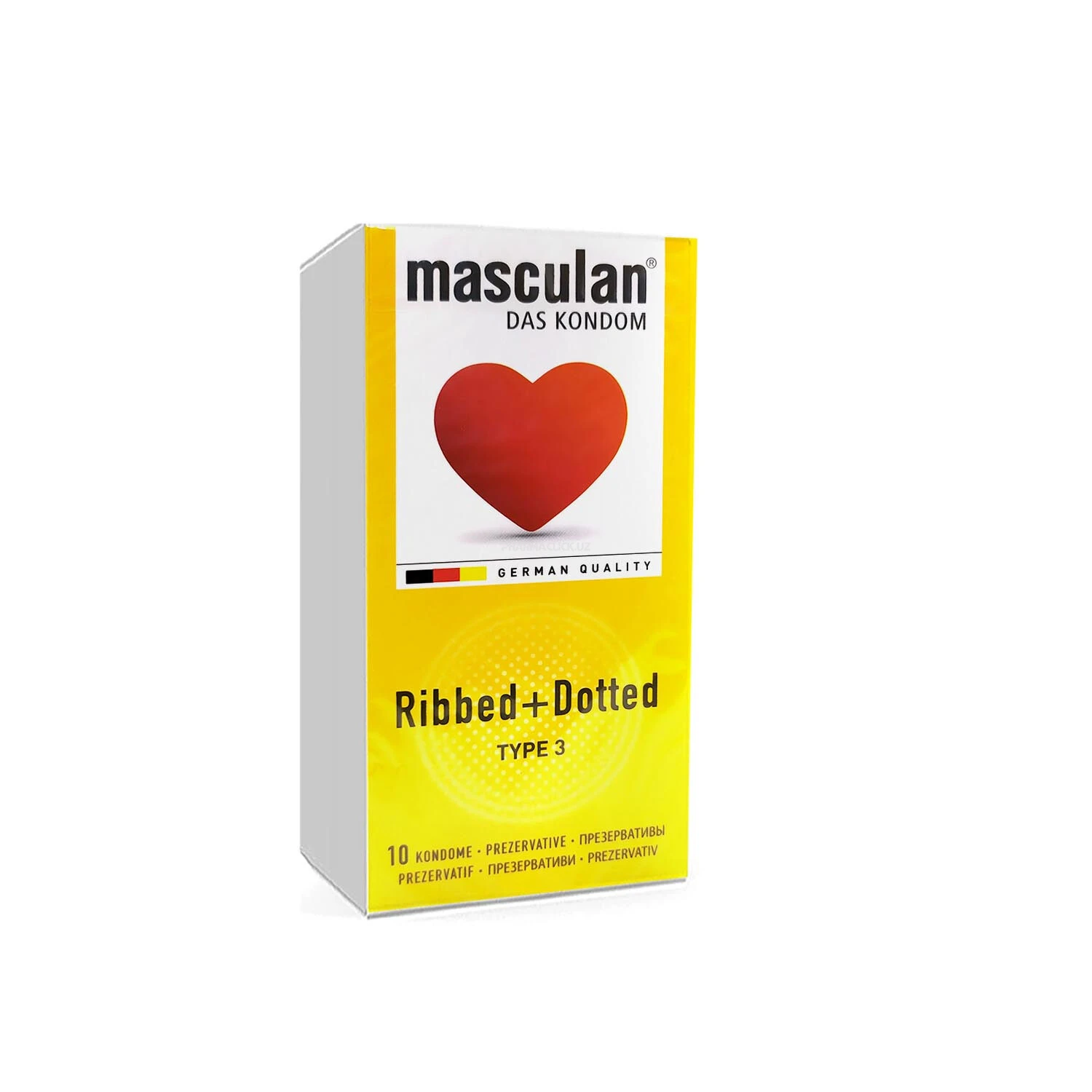 Презервативы Masculan №10 C колечками и пупырышками