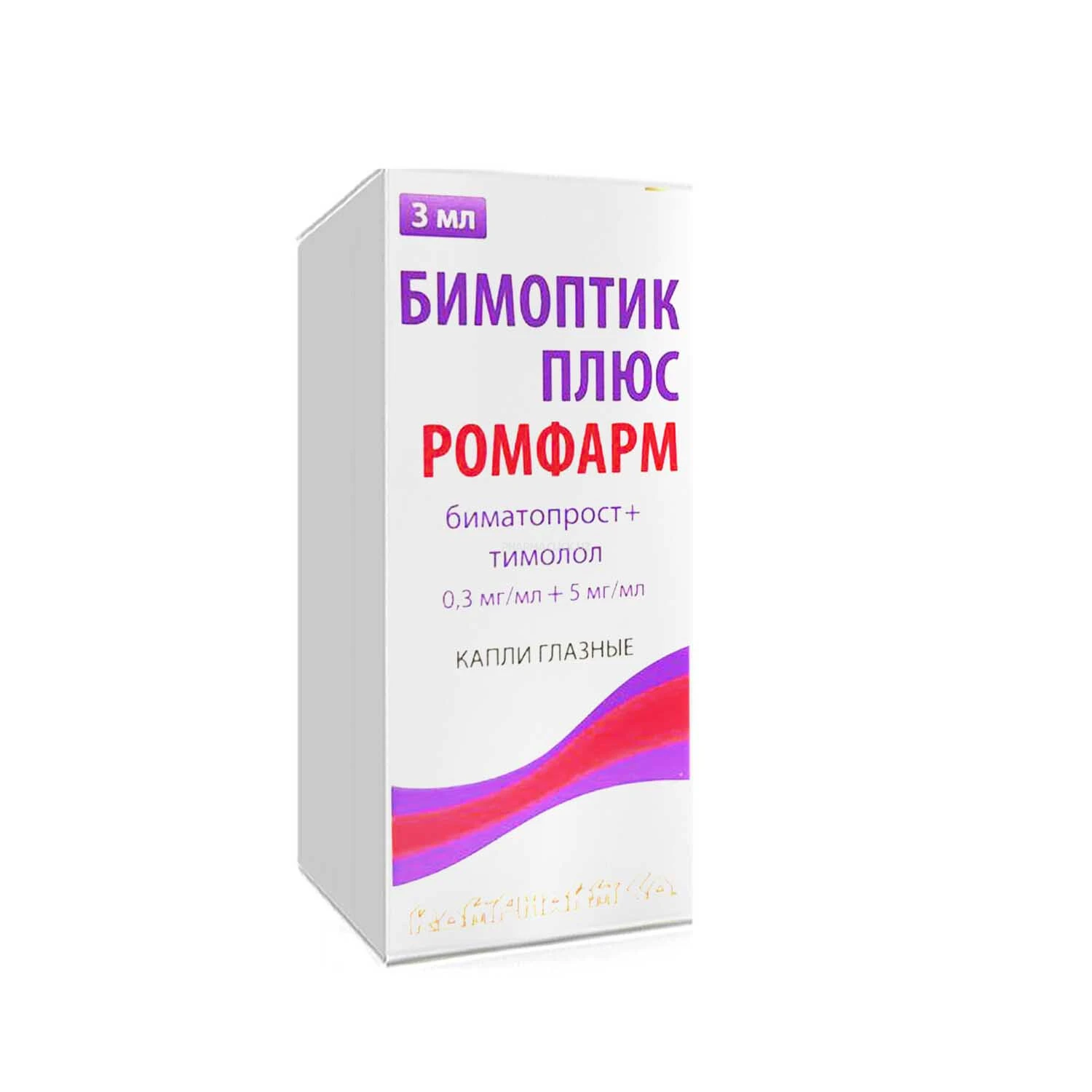 Бимоптик плюс к-ли д/глаз Ромфарм 3мл №1