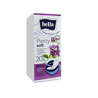 Kunlik prokladkalar "Bella Panty Soft Verbena" 20 ta donadan kartonli qadoqda