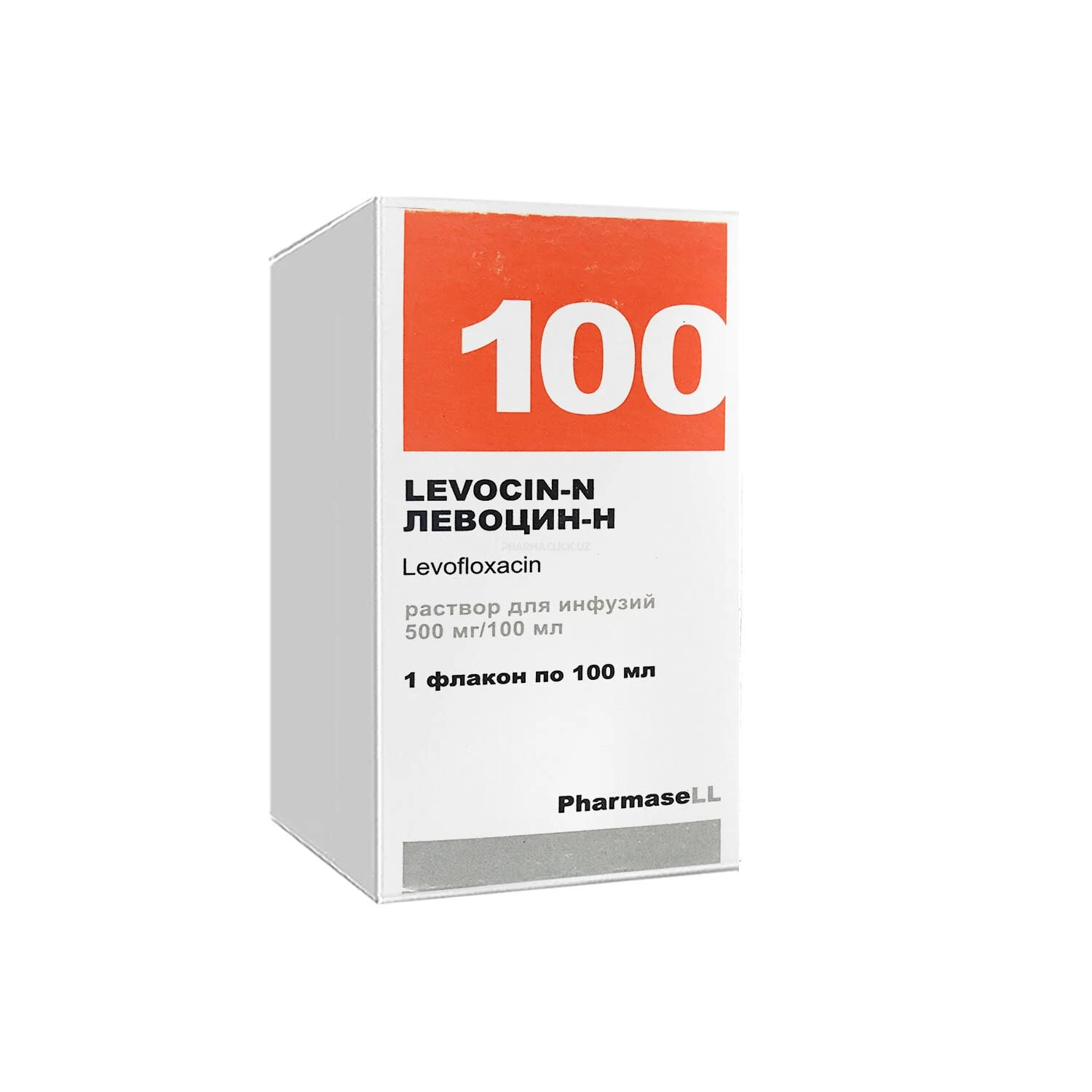 ЛЕВОЦИН-Н (Левофлоксацин) р-р для инф 500мг/100мл по 100 мл №1