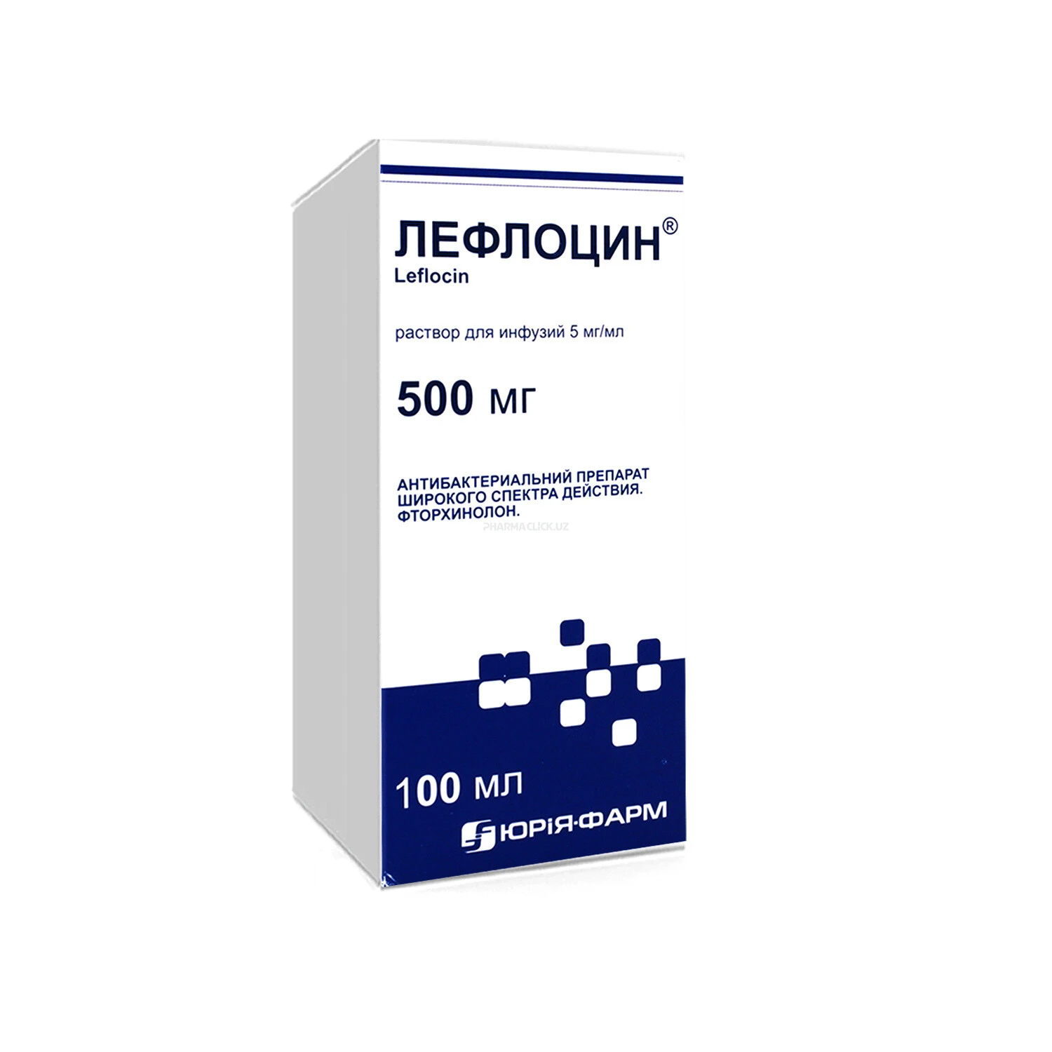 Leflotsin rastvor infuziya uchun 5 mg / ml 100 ml