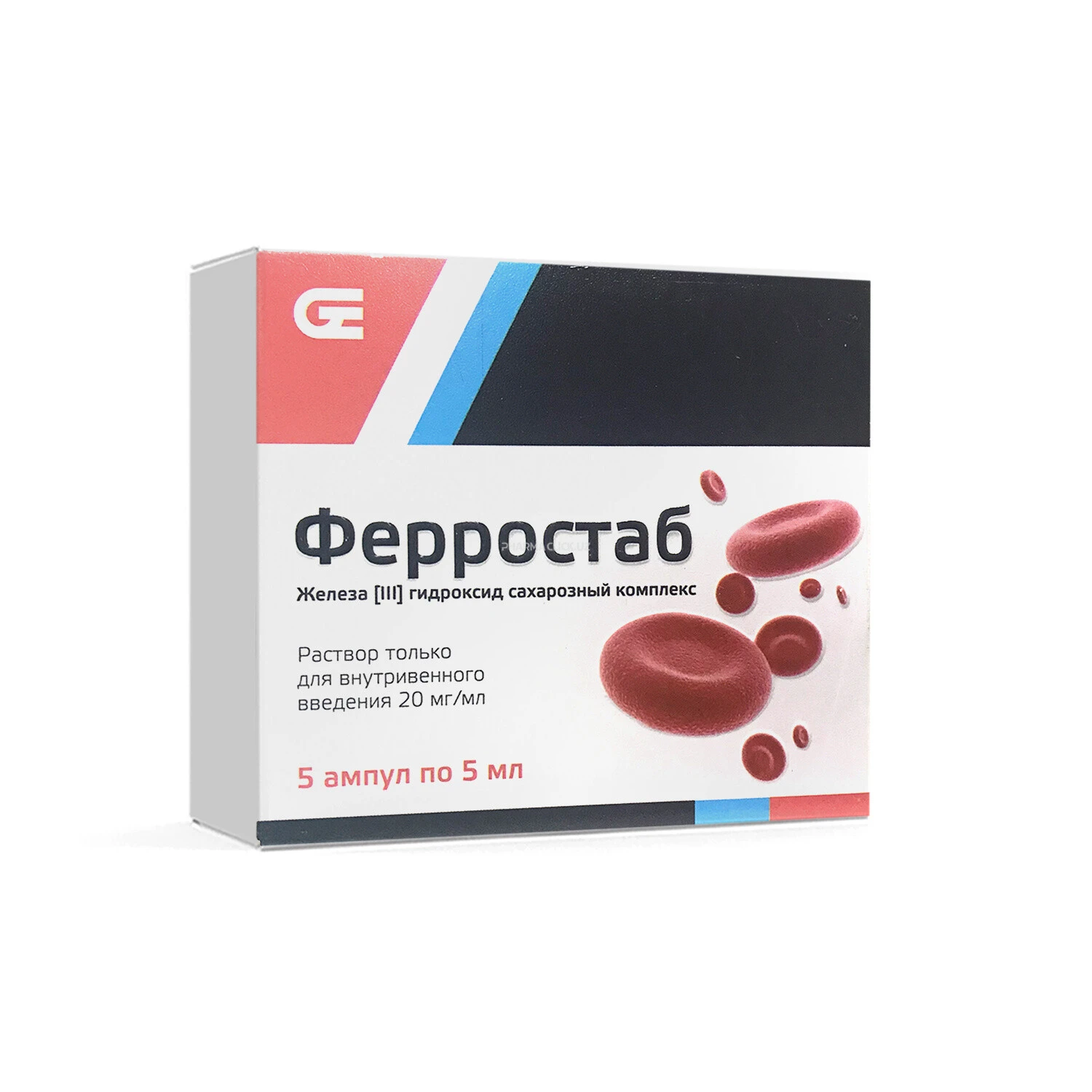 Ферростаб р-р д/в/в введения 20мг/мл 5мл №5