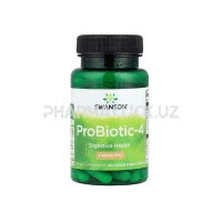 Пробиотик Probiotic-4, 3 Billion CFU, Swanson, 60 капсул