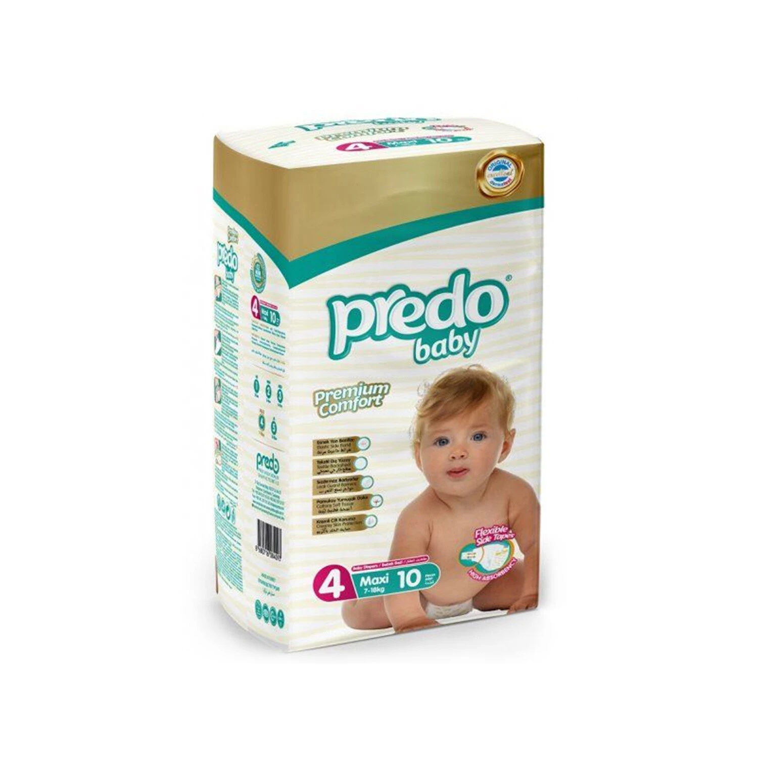Подгузники детские "Предо" 4 Maxi (7-18 кг) 10 шт