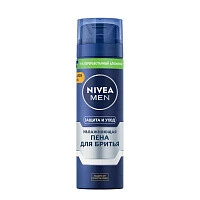 Nivea Увлажняющая пена для бритья  Защита и уход  200 ml