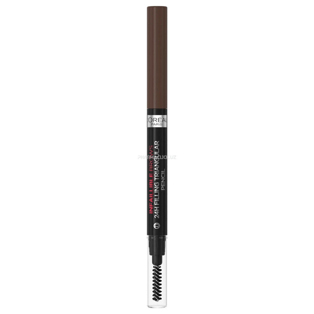 Карандаш для бровей L'OREAL Infaillible Brows автоматический, тон 3.0, BRUNET, 1 мл