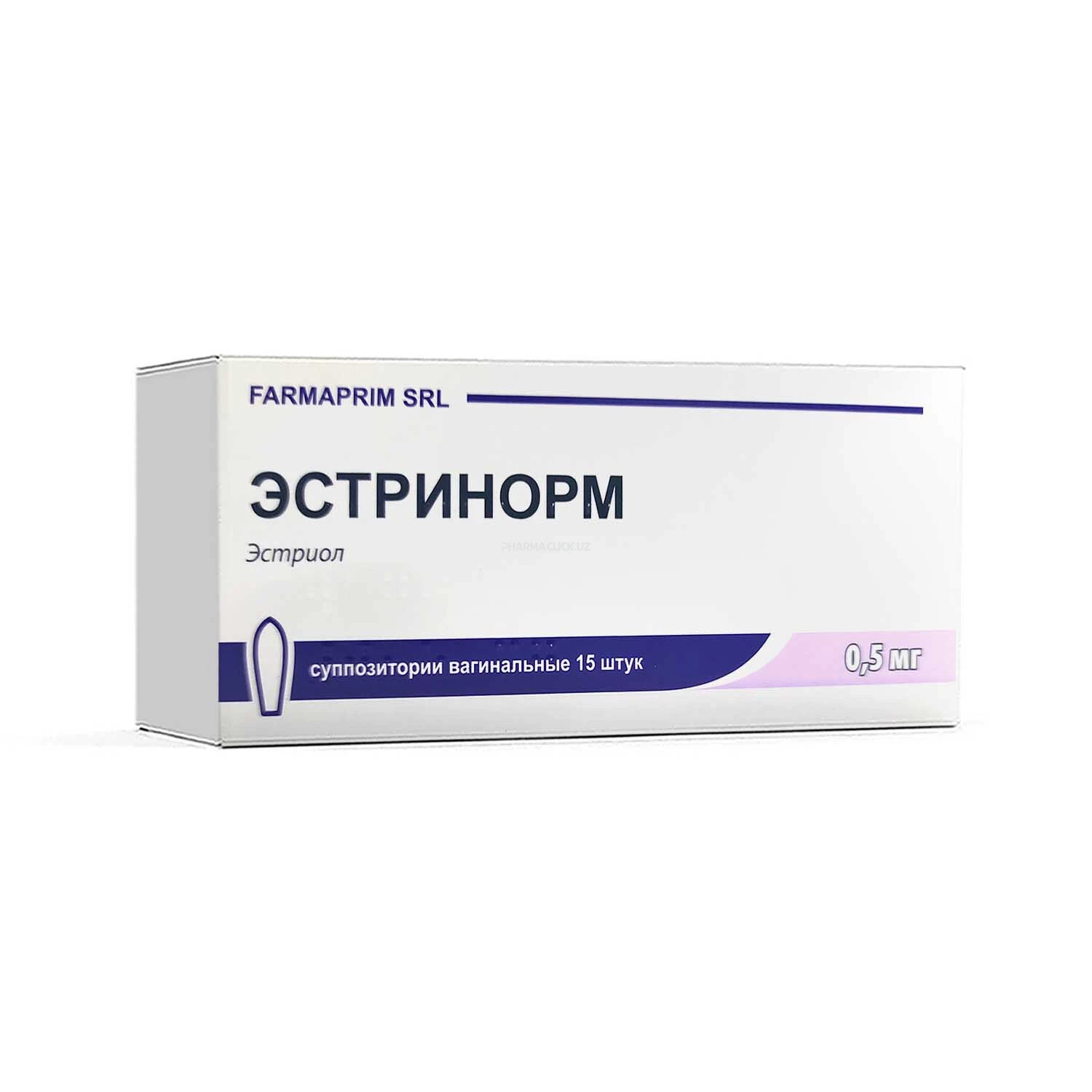Estrinorm vag. supp. 0.5mg №15