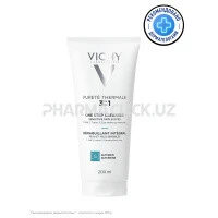 VICHY PURETE THERMALE Очищающее средство универсальное для чувствительной кожи лица и вокруг глаз, 200 мл