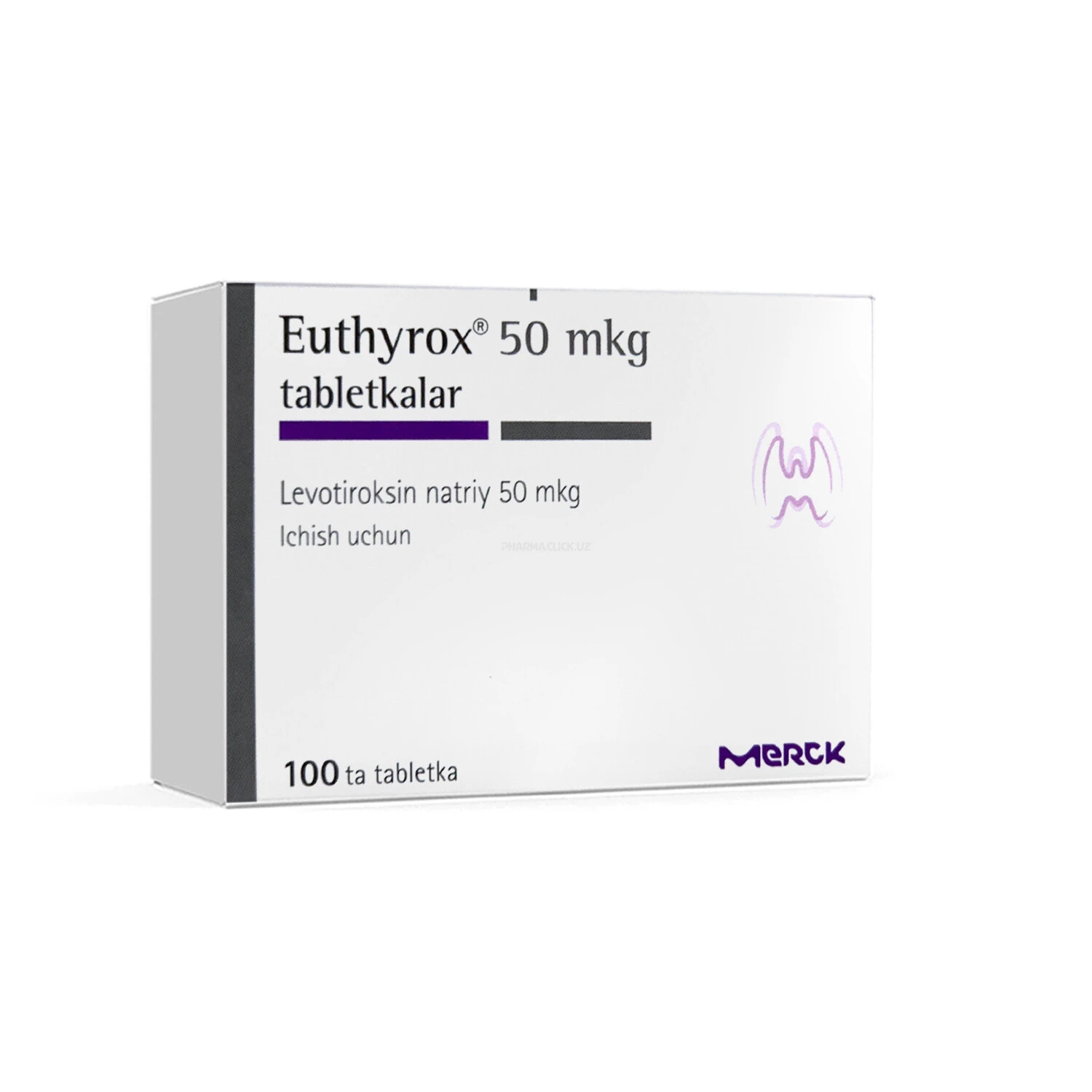 Эутирокс тб. 50мкг №100