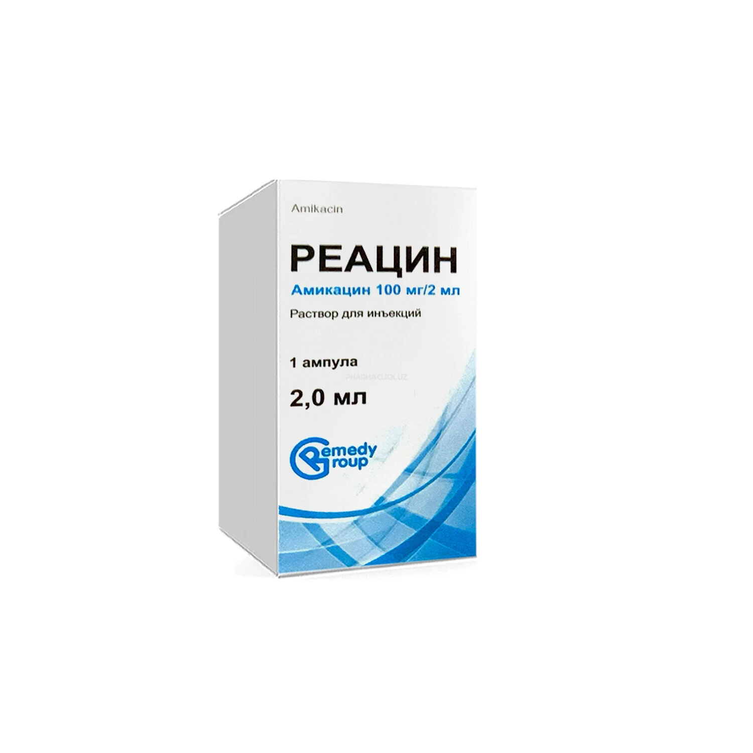Reatsin in'ektsiya uchun eritma 100mg/2ml №1