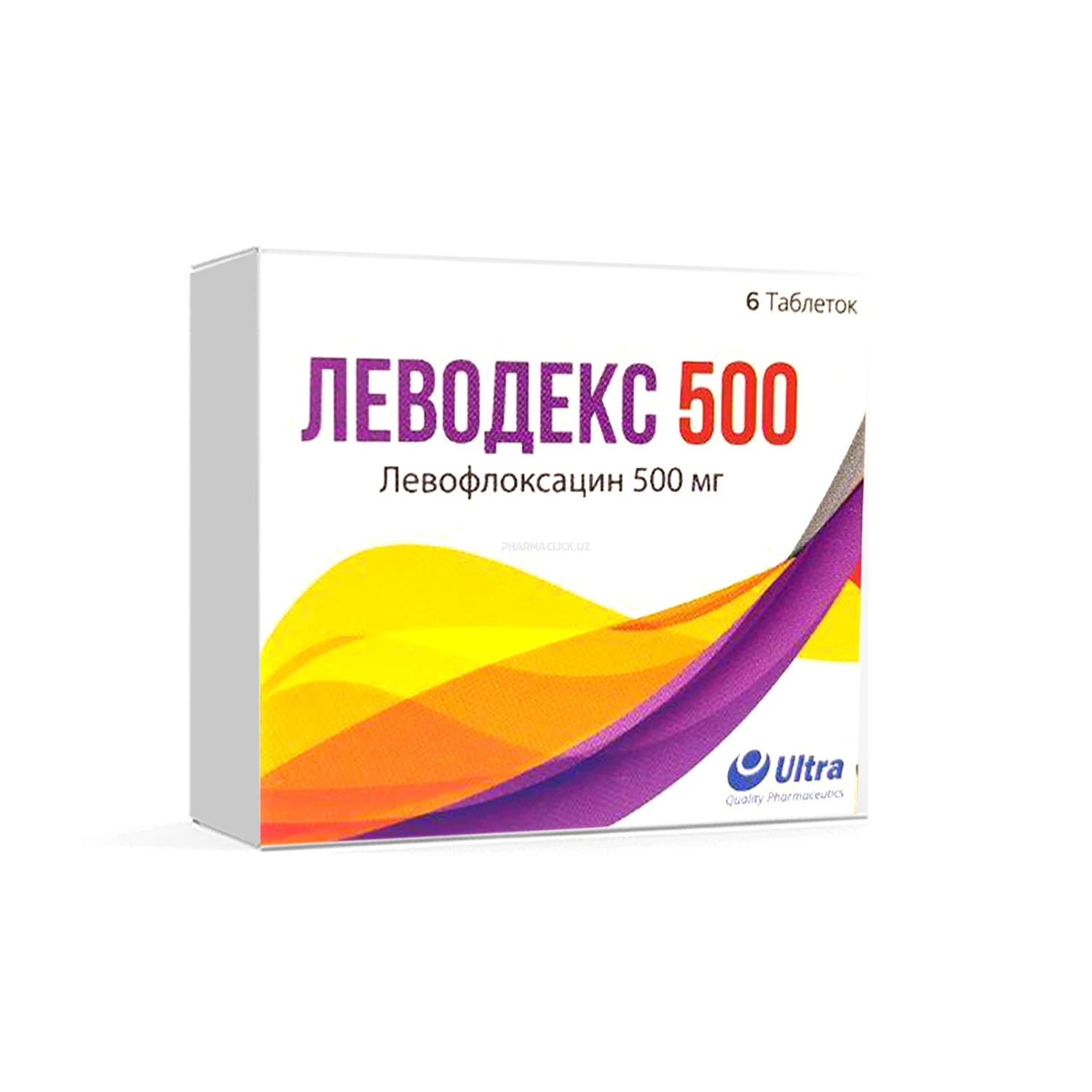 Леводекс 500 табл п/о 500мг №6