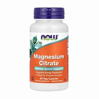 Цитрат магния NOW Foods, 60 растительных капсул
