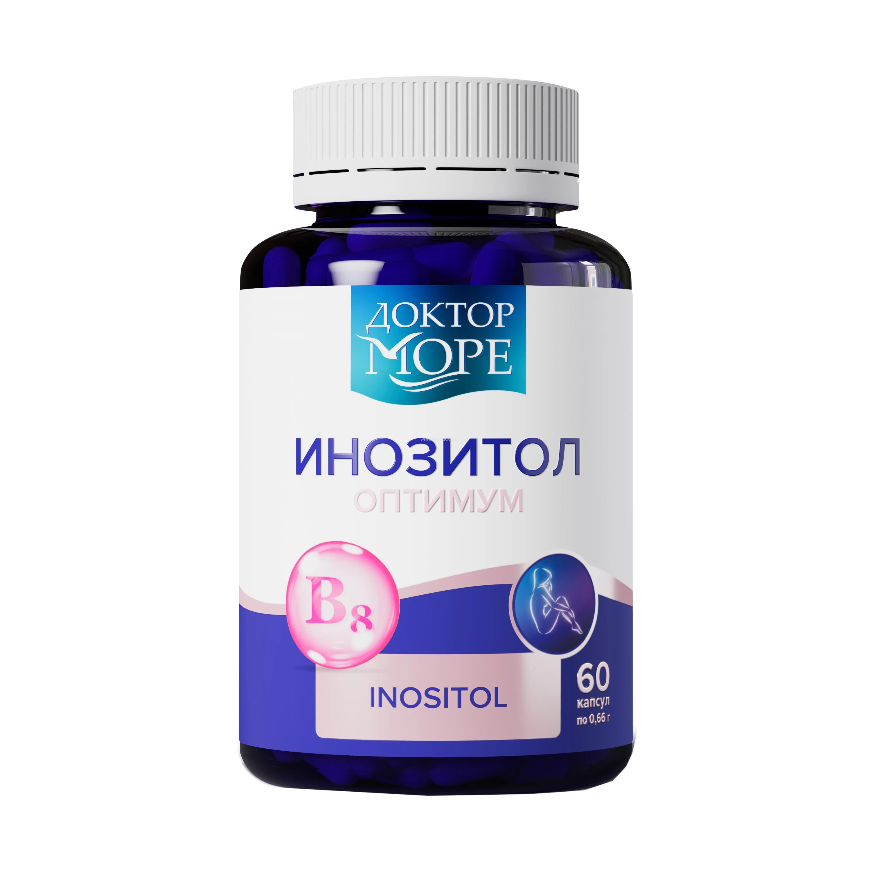 Инозитол оптимум, Доктор Море, 660 мг, 60 капсул