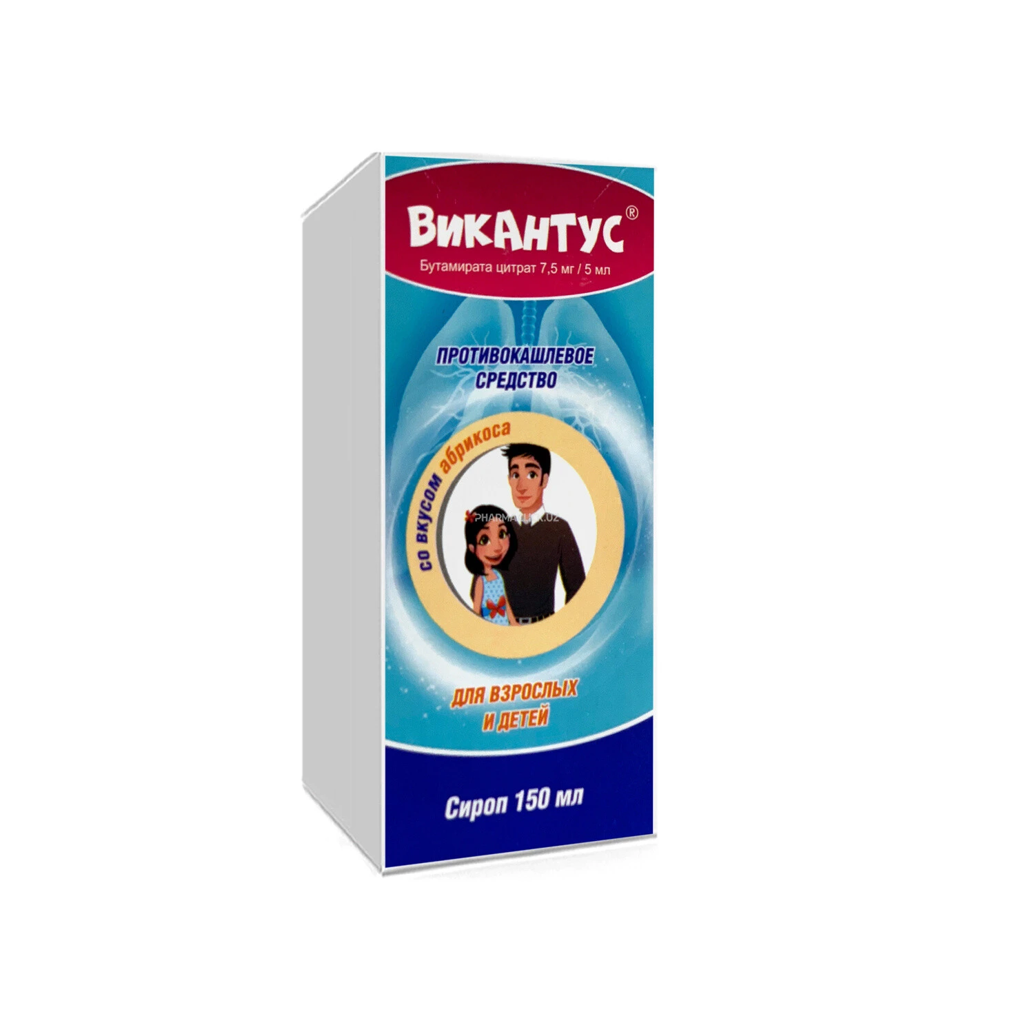 Викантус сироп 7,5мг/5мл, 150мл