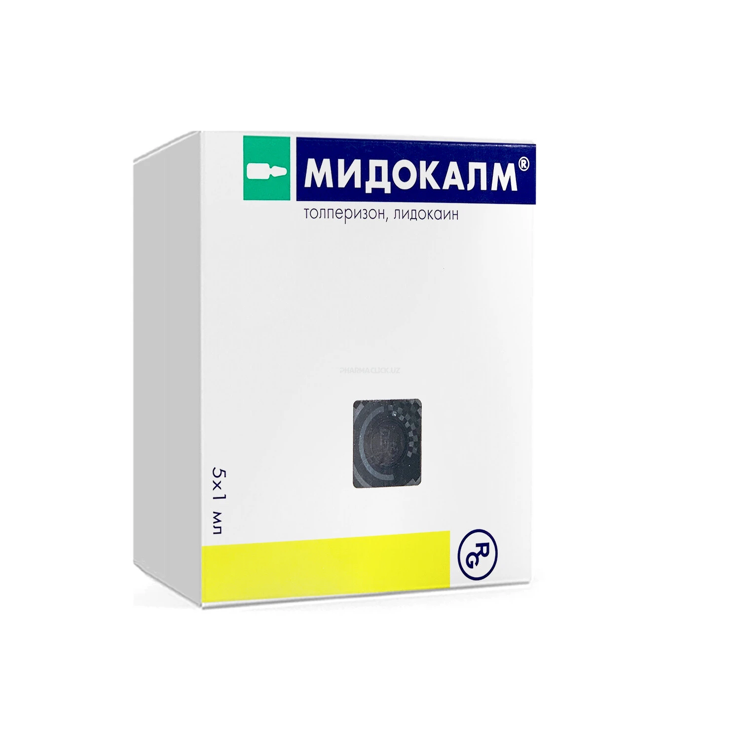 Midokalm eritmasi 10% 1ml №5