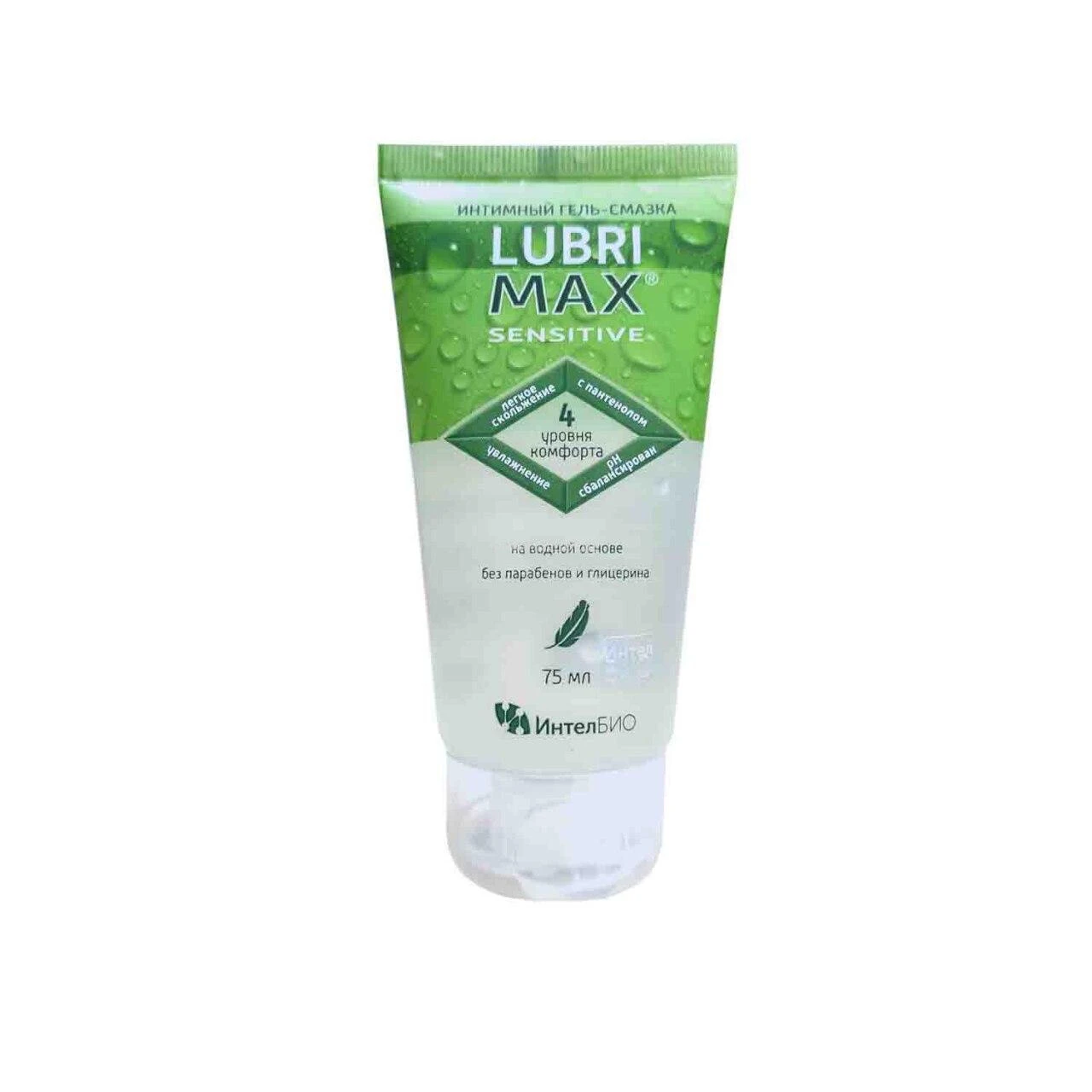 LUBRIMAX sensitive интимный гель-смазка для чувствительного скольжения 75 мл (Королев фарм)