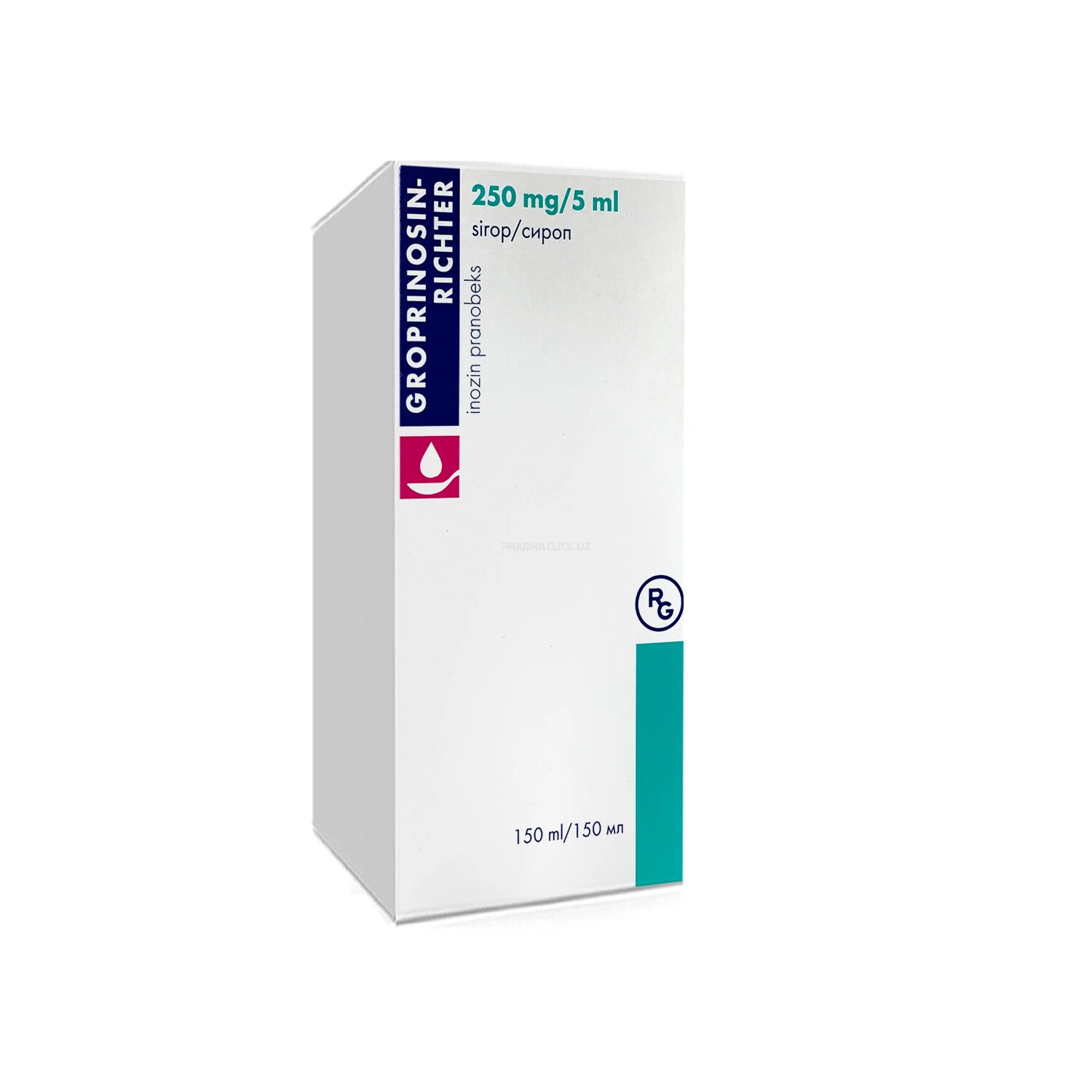Гроприносин сироп 250мг/5мл 150мл
