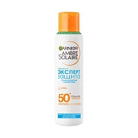 Солнцезащитный сухой спрей Garnier Ambre Solaire SPF50 Эксперт Защита, 150 мл