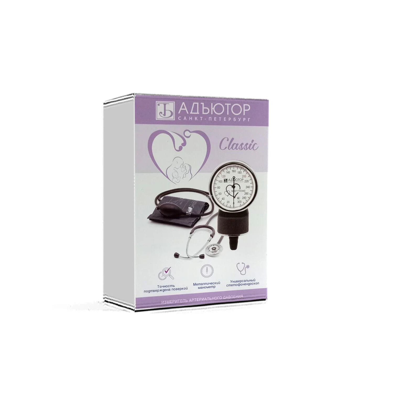 Тонометр для измерения артериального давления  механический Адъютор ИАД-01-1