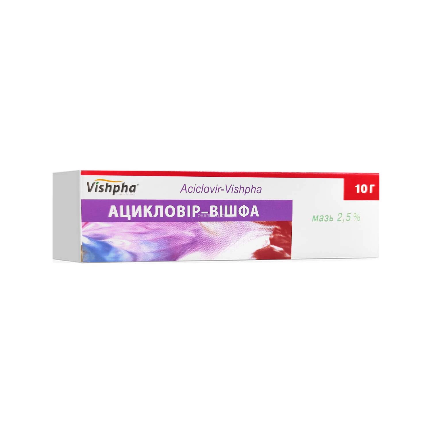 Ацикловир мазь 2,5% 10г ДКП Фармацевтическая фабрика