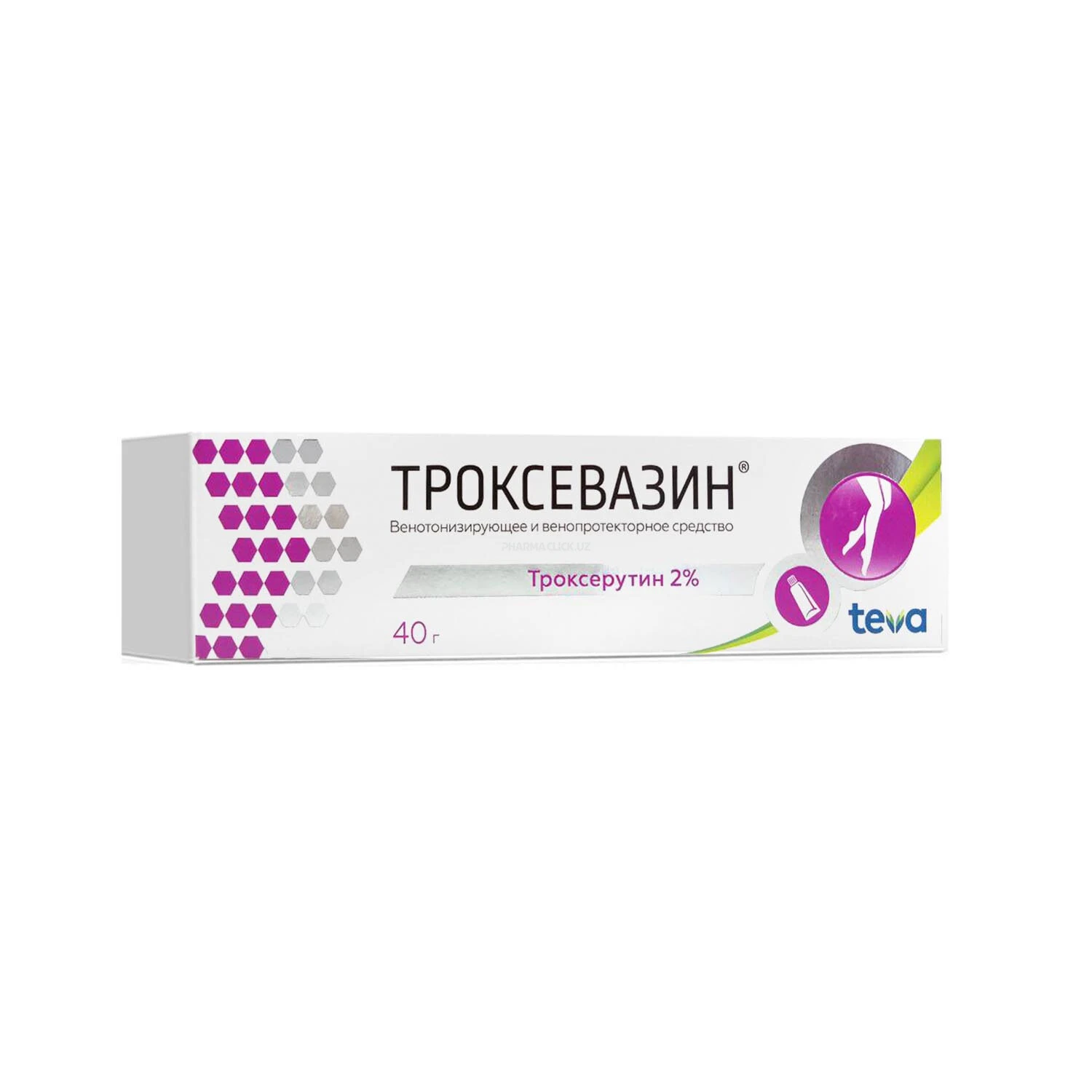 Троксевазин гель 2% 40г. Balkanpharma