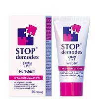 КРЕМ 9 В 1 PURE DERM STOP DEMODEX, 50 мл