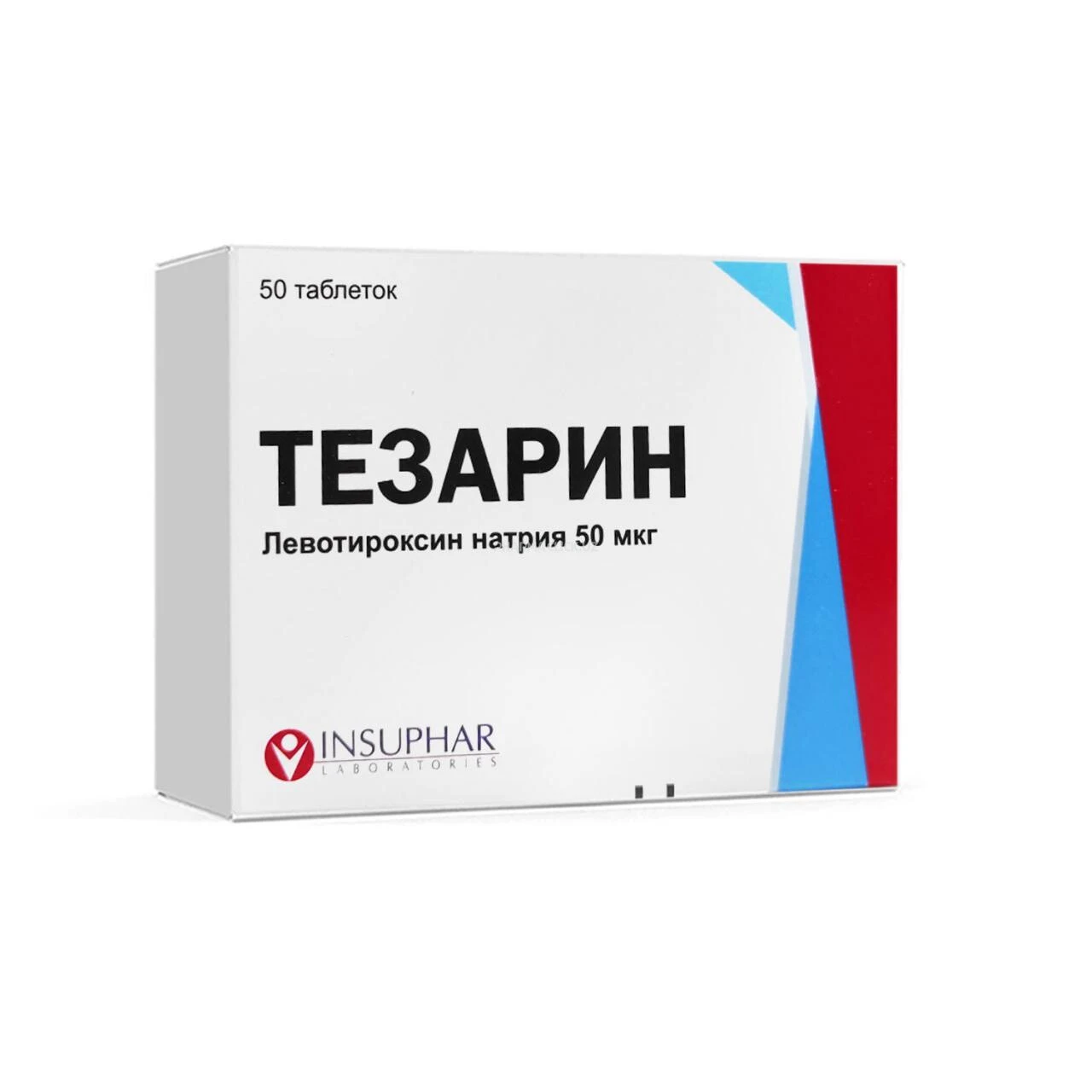 Tesarin tabletkalari 50 mkg № 50