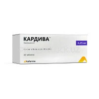 кардива 6,25