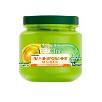 Маска для волос Garnier FRUCTIS Ламинирование и Блеск, разглаживающая, 320 мл