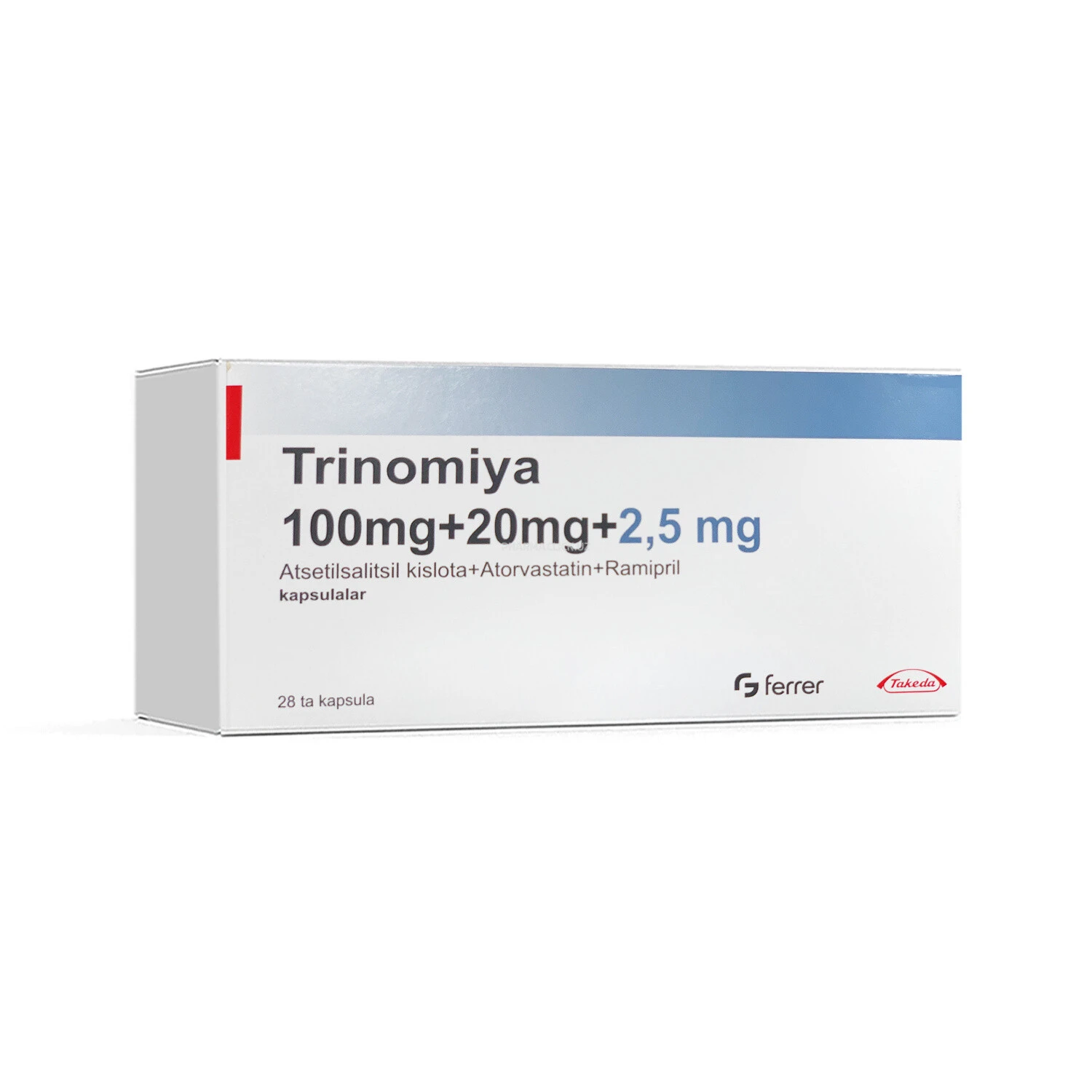 Trinomiya kaps. 100mg+20mg+2.5mg №28