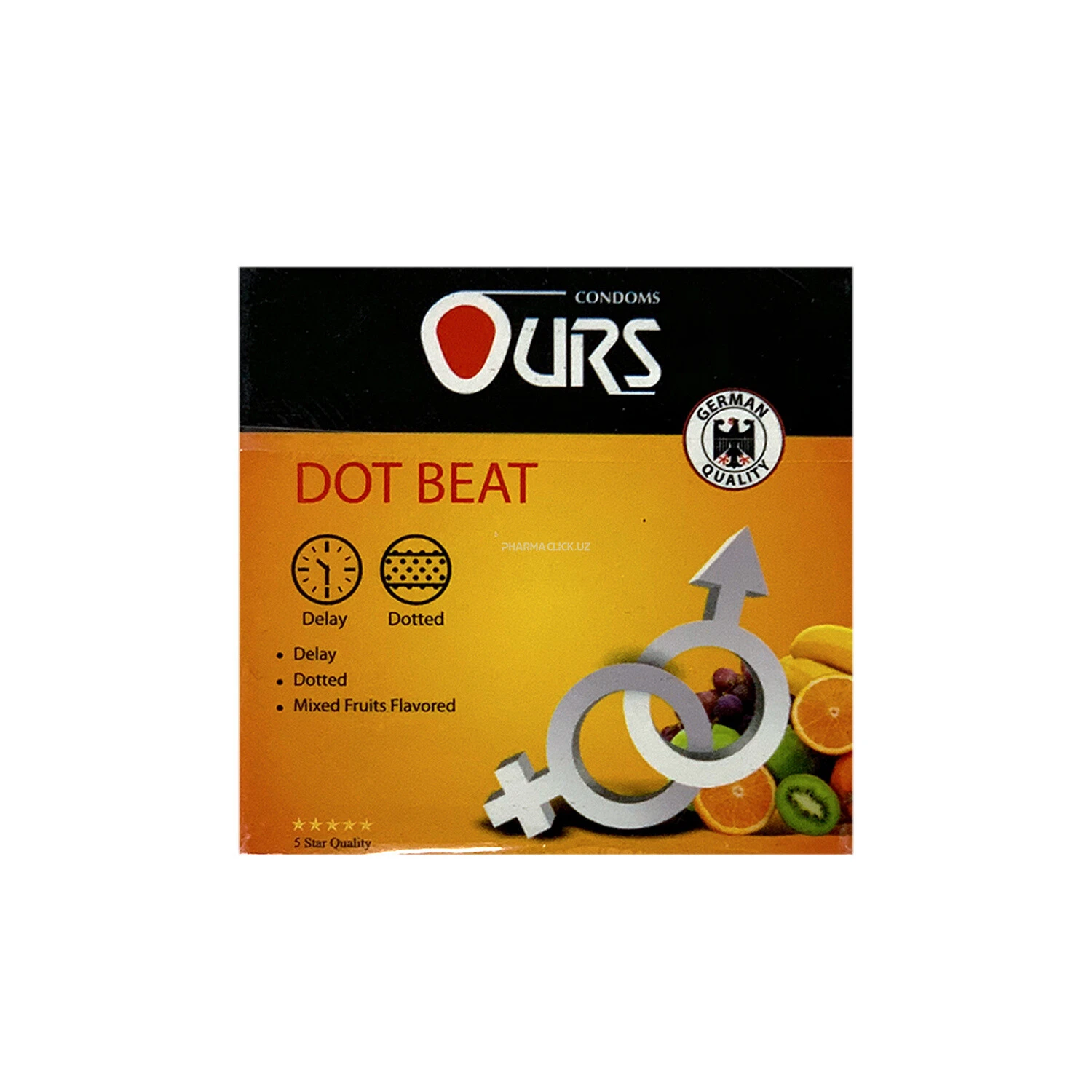 Презерватив OURS Dot Beat №3