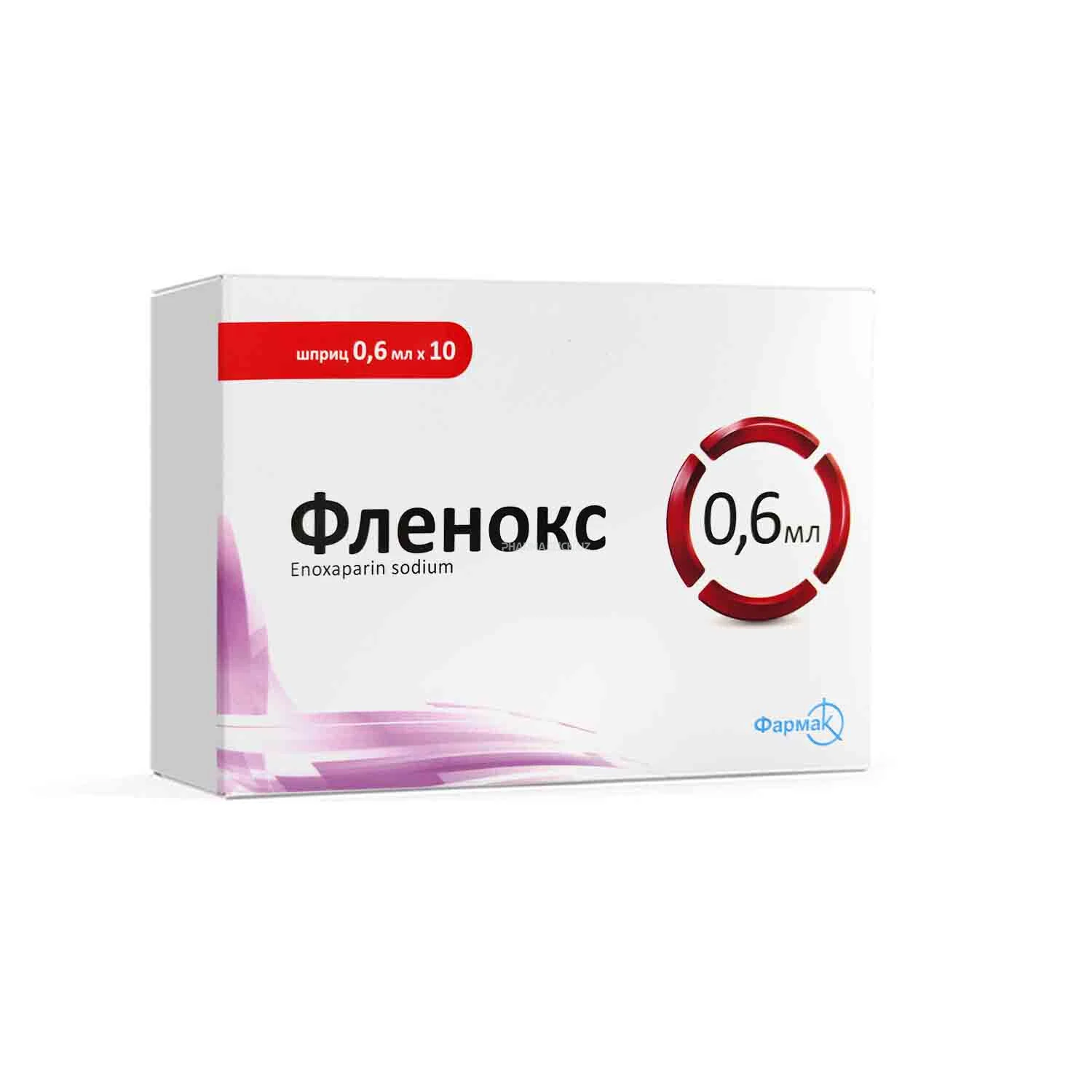 Flenoks in'ektsiya uchun eritma 6000 anti-Xa XB/0.6ml №2, shprits