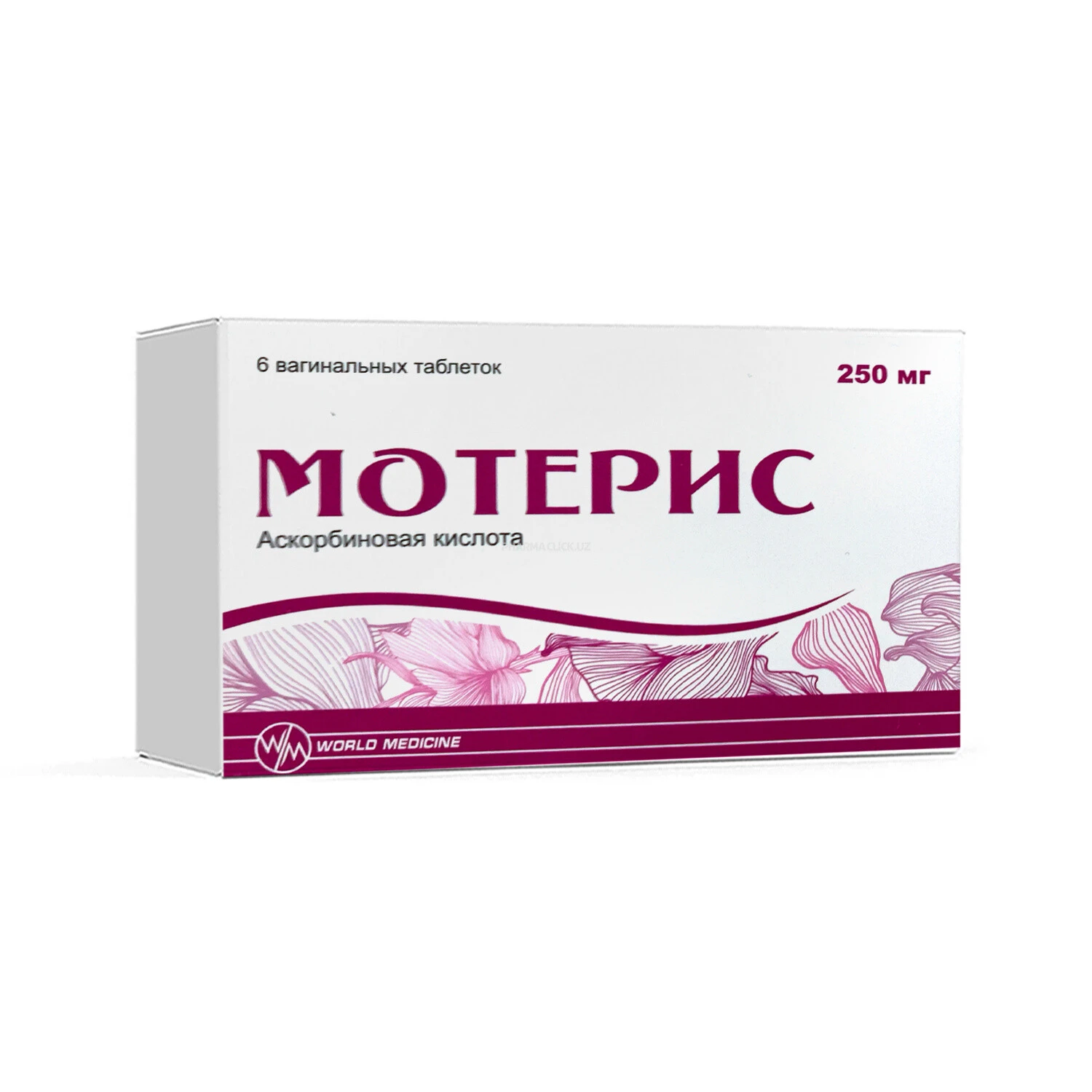 Moteris vaginal tab. 250mg. №6