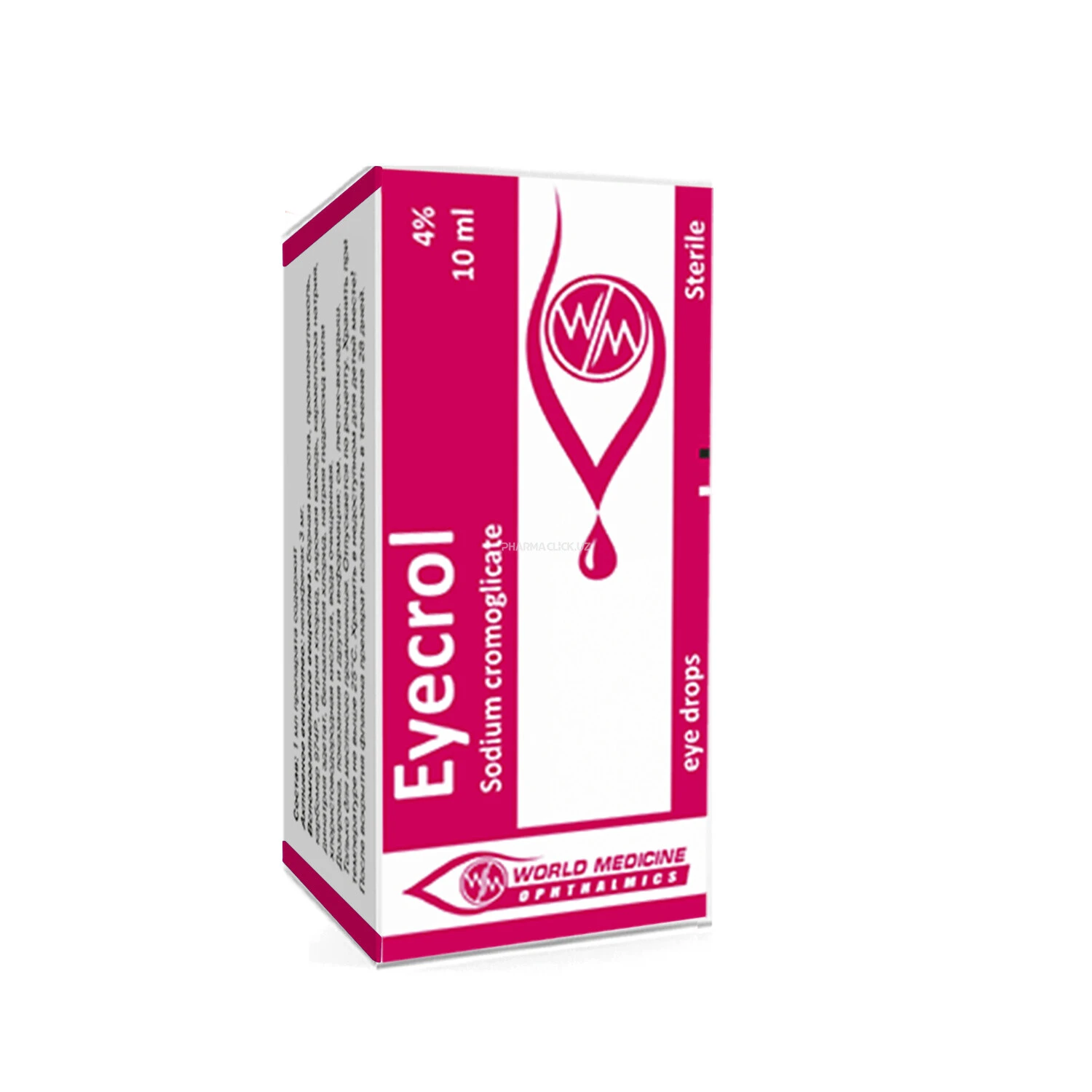 Aykrol ko'z tomchilari. fl 4% 10 ml