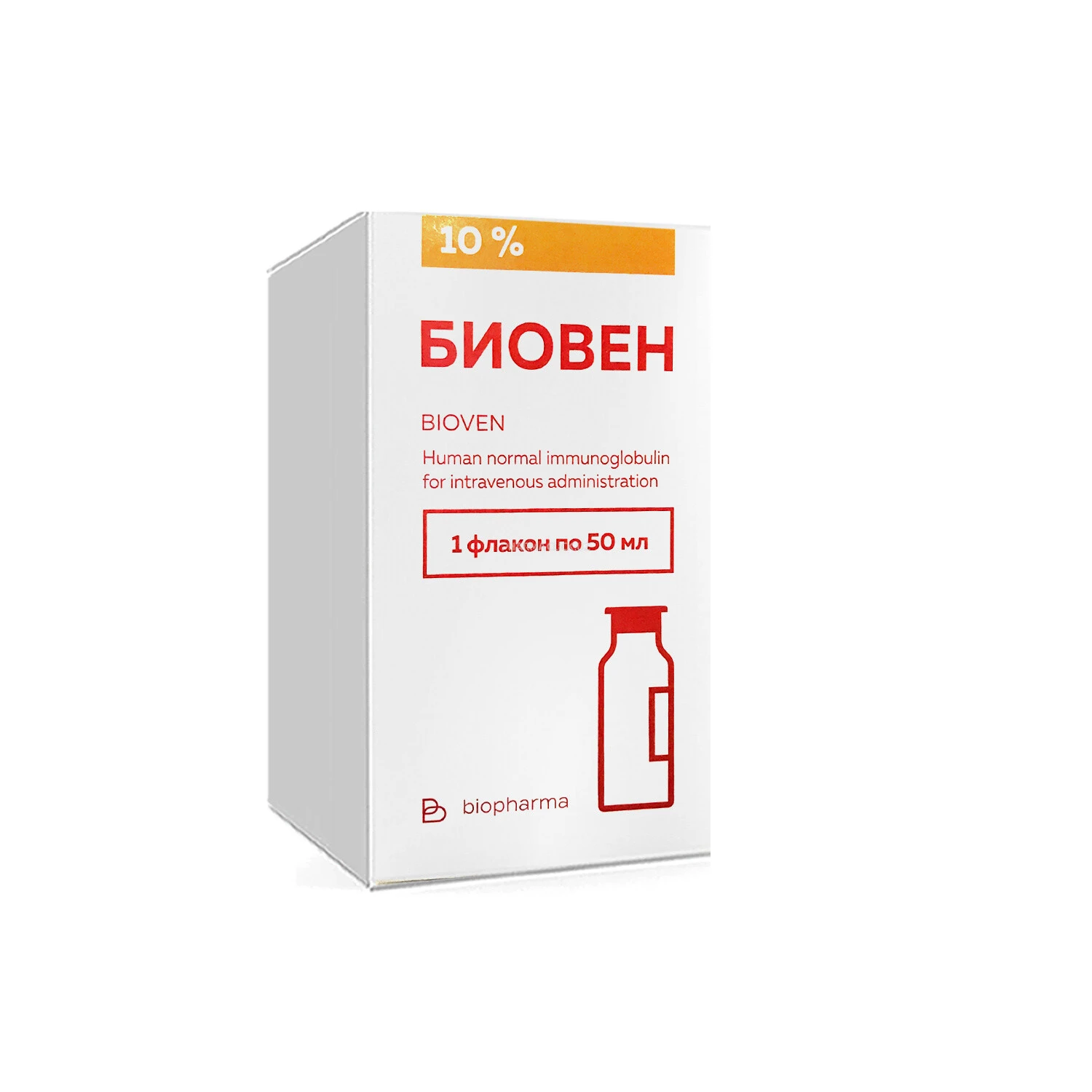 Биовен (аналог октагам10%) р-р д/ин. 50мл №1
