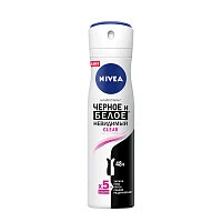 Nivea Антиперспирант  Черное и Белое Невидимый Clear  150 ml