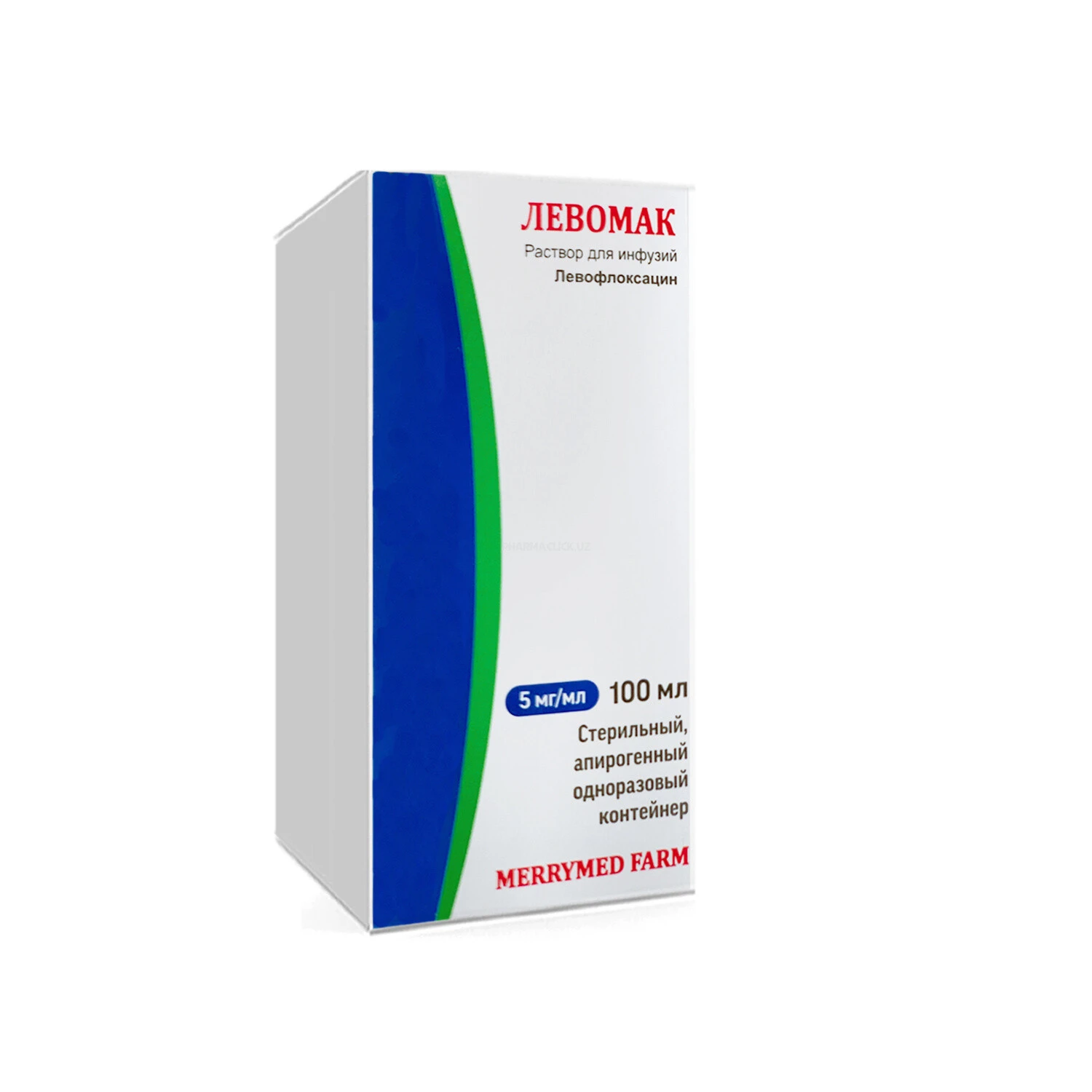 Левомак   р-р д/инф. 5мг/мл по 100мл