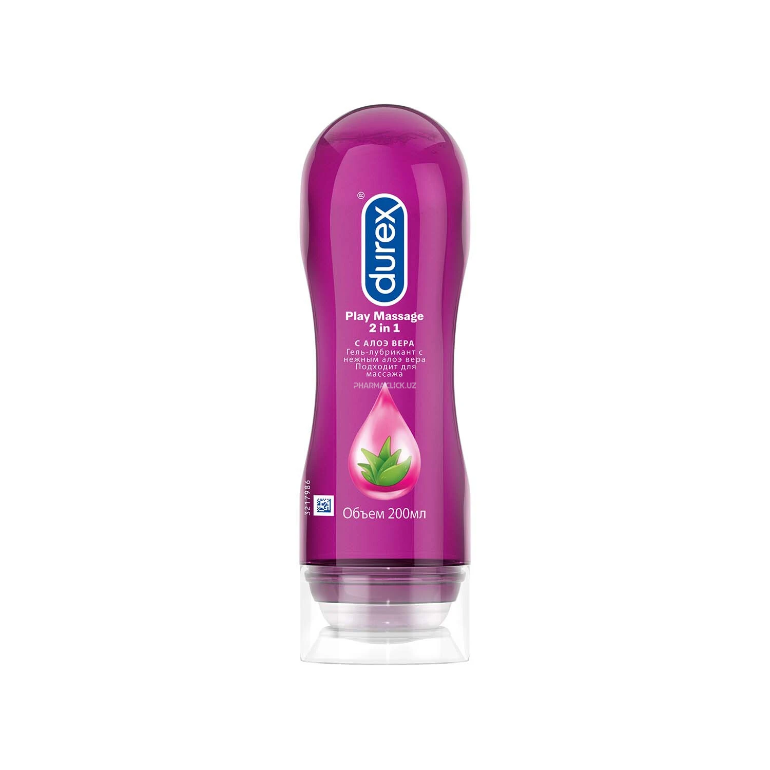 Гель лубрикант ДЮРЕКС Play Massage 2 в 1 Aloe Vera 200мл