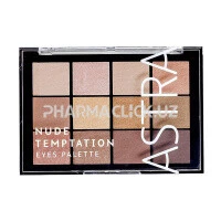 Палетка теней ASTRA Temptation Palette, № 01 NUDE TEMPTATION, 15 г