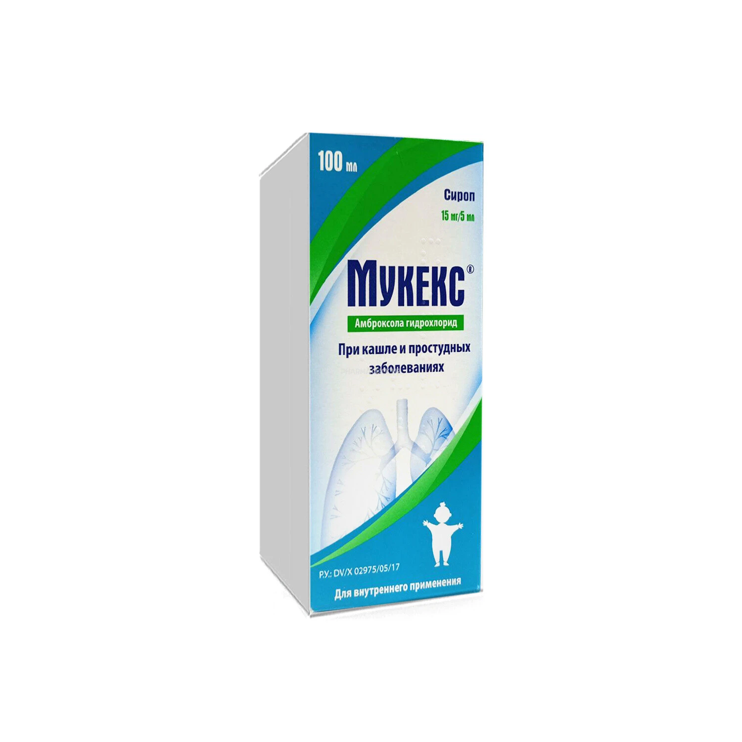 Mukeks sirop 15mg/5ml 100ml