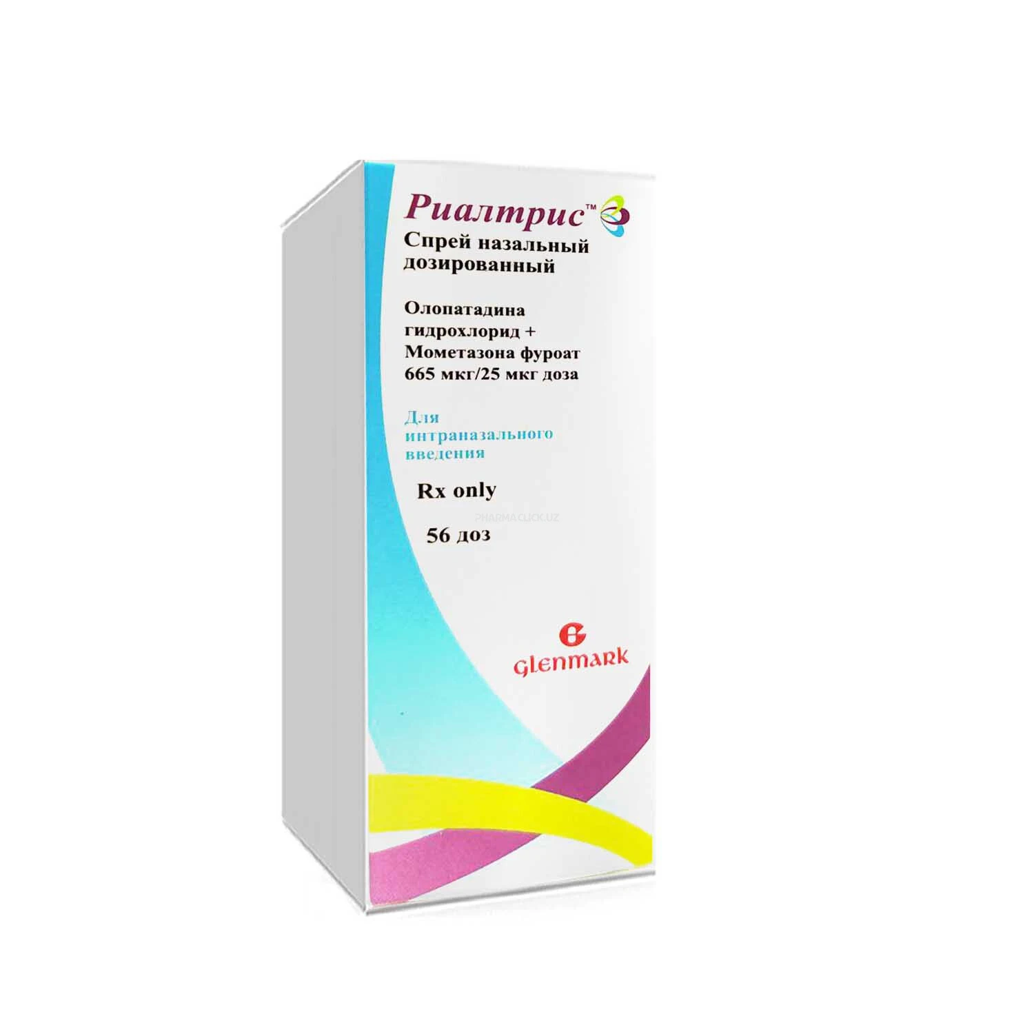 Rialtris dozalangan nazal sprey 665mkg/25mkg 56 doza