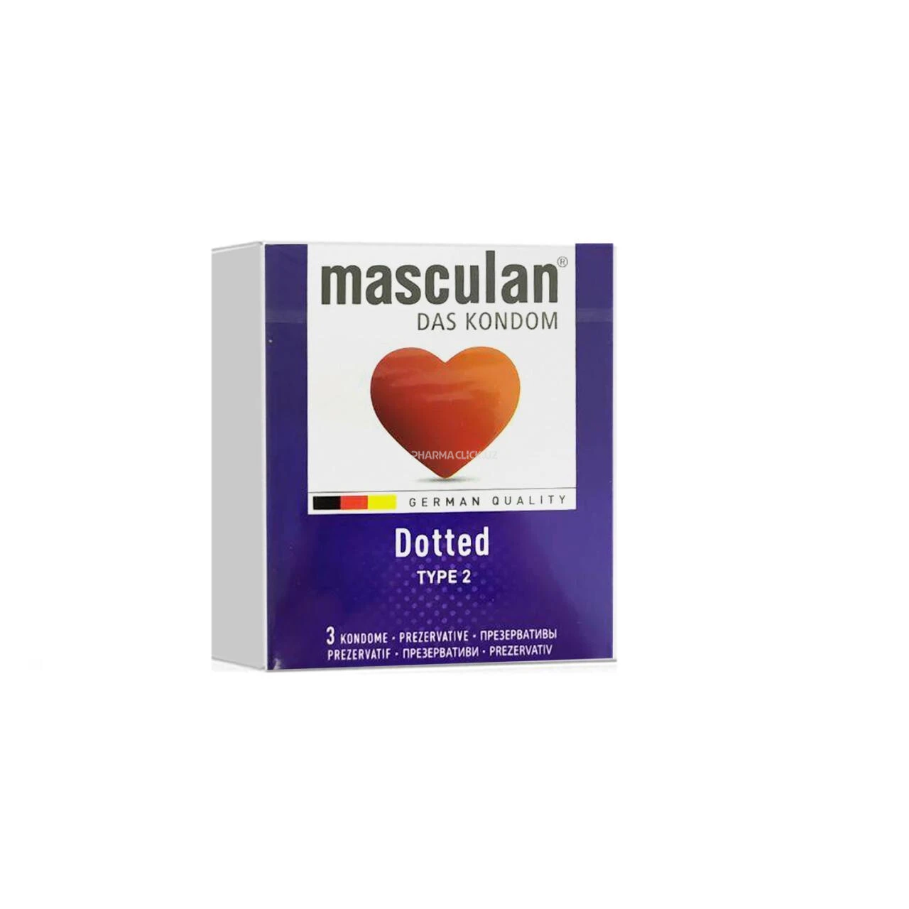 Prezervativlar Masculan №3 Sivilcalar bilan