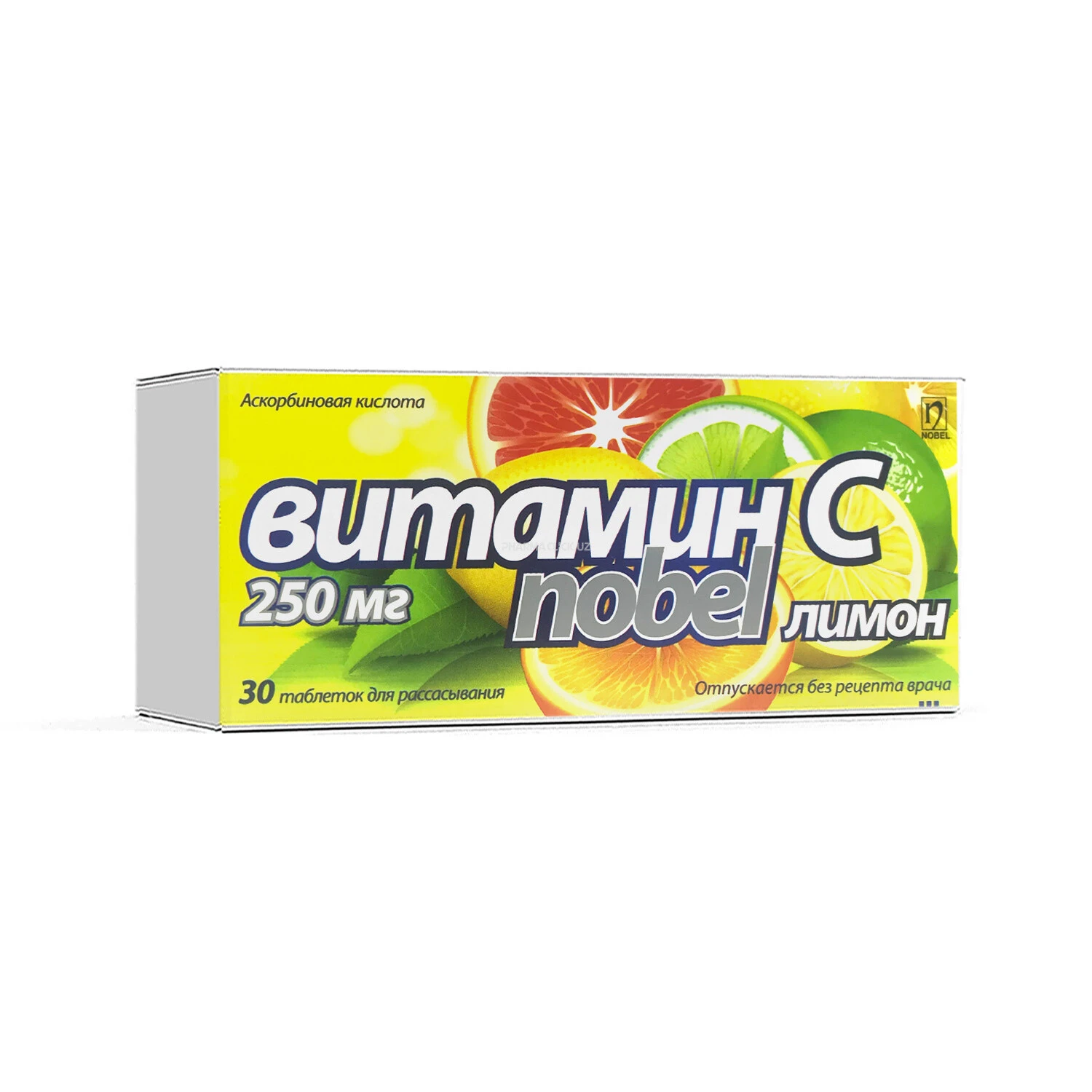 Vitamin С Nobel limon shimish uchun tabletkalar № 30