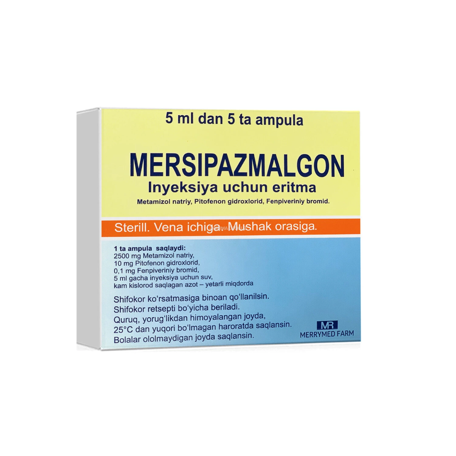 Sipazmalgon 5ml №5 MR